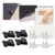 12er Packung Holzbilderrahmen mit Passepartouts -