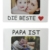 2er Set Fotorahmen Bilderrahmen Mama + Papa -