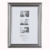 Bilderrahmen ANTIK SILBER m. Glasscheibe 13×18 cm -