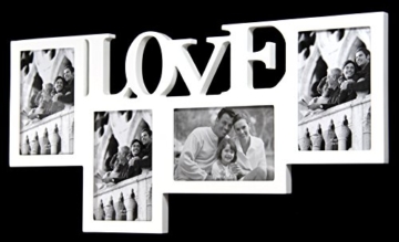 BILDERRAHMEN FOTORAHMEN RAHMEN Love Foto außergewöhnlich 4 Bilder 10 x 15 cm -