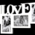 BILDERRAHMEN FOTORAHMEN RAHMEN Love Foto außergewöhnlich 4 Bilder 10 x 15 cm -