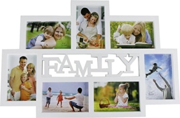 Bilderrahmen Galerie Family weiß für 7 Fotos 10 x 15 cm -