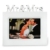 Bilderrahmen Mr. & Mrs. Hochzeit Valentinstag Fotorahmen weiß 20 x 18 cm -
