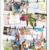 empireposter 739308 Memo Collage Multishot Foto Rahmen Bilderrahmen aus weißem mit Leinen und Klammern -