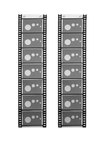 Fototaschen 13 x 18 für 6 Fotos Querformat Filmstreifen Deko Foto Bilder Karten Halter Fotowand Fotohalter Kartenhalter 2 Stück -