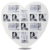HC-Handel 916078 Holz Bilderrahmen Herz Herzbilderrahmen Liebe Holzbilderrahmen – weiß – 60 x 60 cm -