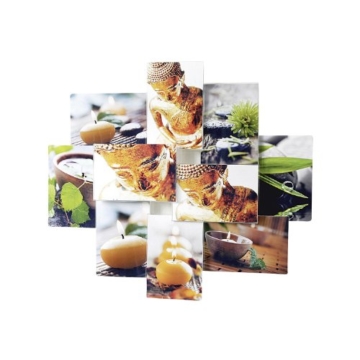 Homestyles 146836 VS Fotogalerie Galerierrahmen Collage 3D Effekt für 10 Bilder 10x 15 cm -
