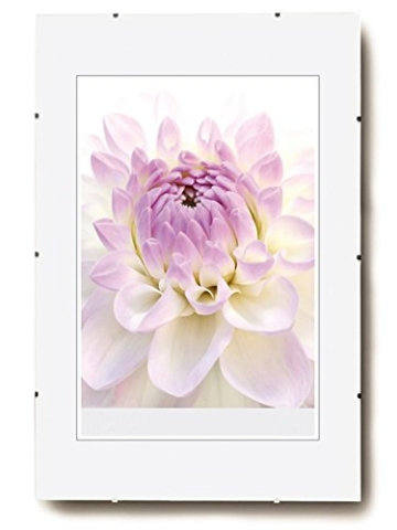 Rahmenloser Bilderrahmen Bildhalter Cliprahmen Fotorahmen Kunststoff Glas: Format: 50×70 -