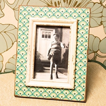 Sass & Belle Boudoir Stamp Bilderrahmen Photo Frame – Aqua Blau -