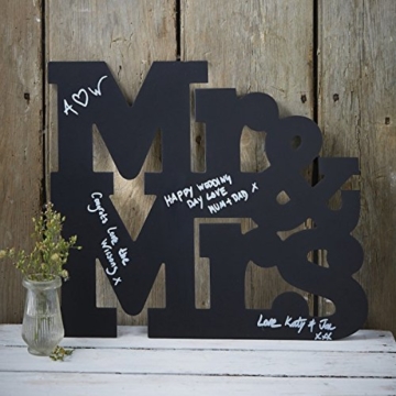 Vintage Hochzeit | Mr & Mrs Kreidetafel Gästebuch -